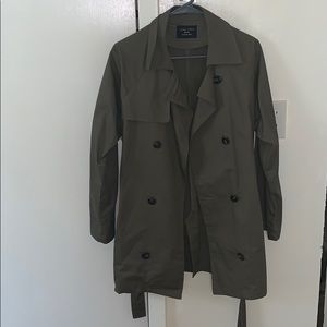 Women’s Olive Fashion Trench Coat